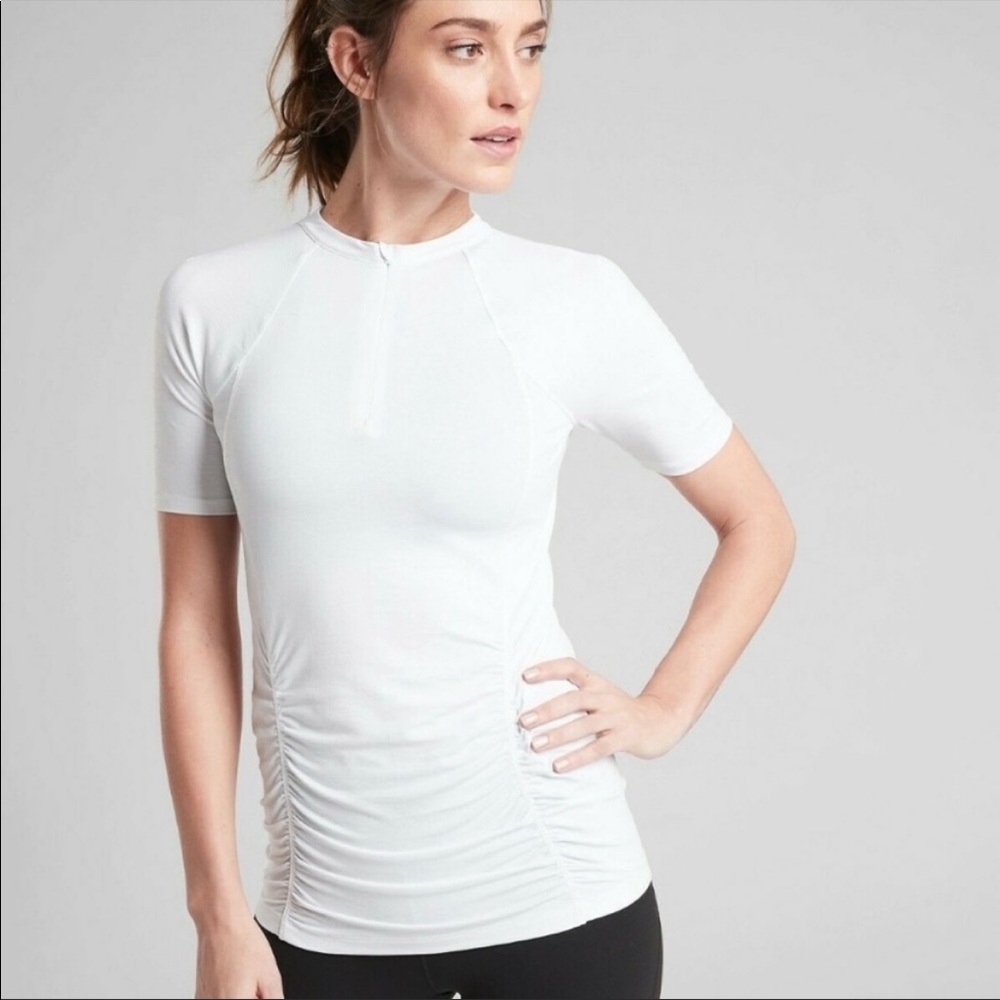 Pacifica Contoured Tee in Bright White by Athleta